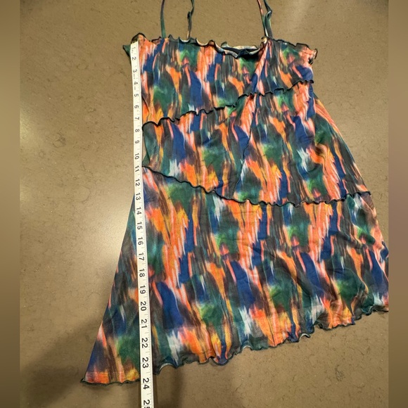 Urban Outfitters Moxie Mesh Mini Slip Dress Sz: L - Picture 15 of 16